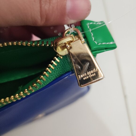 Kate Spade 'Great Hair Day ' Hair Tools Case Travel Pink Green Blue - Picture 9 of 11